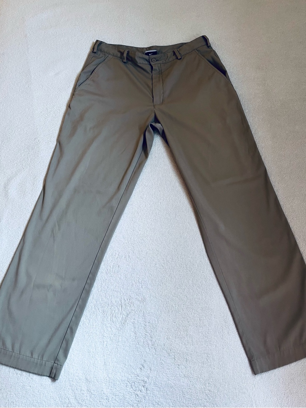 Nike Fit Dry, Men's Straight Golf Pants, Performance, 32X30, Size Medium, Tan